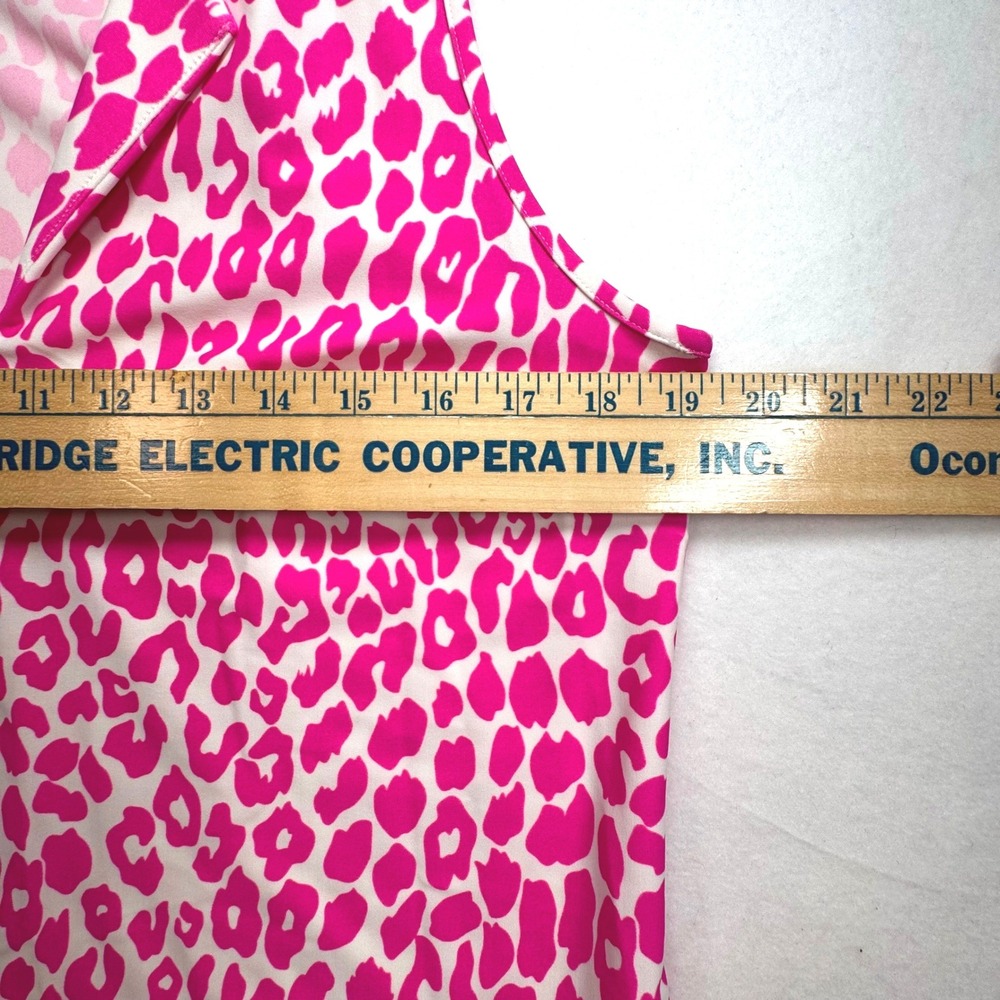 Jude Connally Ali Top Morgan Skort Set Pink White Leopard Animal Print Womens L - Picture 7 of 12
